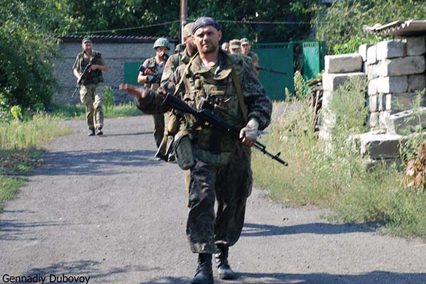 Рота "Моторолы" в Миусинске (ФОТО)