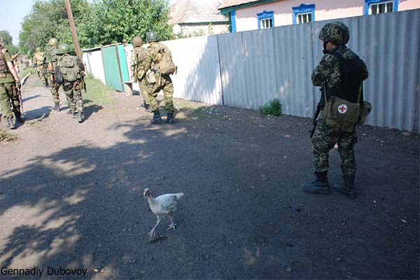 Рота "Моторолы" в Миусинске (ФОТО)