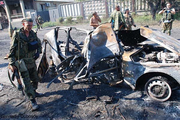 Рота "Моторолы" в Миусинске (ФОТО)