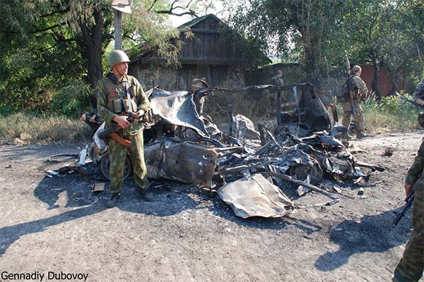 Рота "Моторолы" в Миусинске (ФОТО)